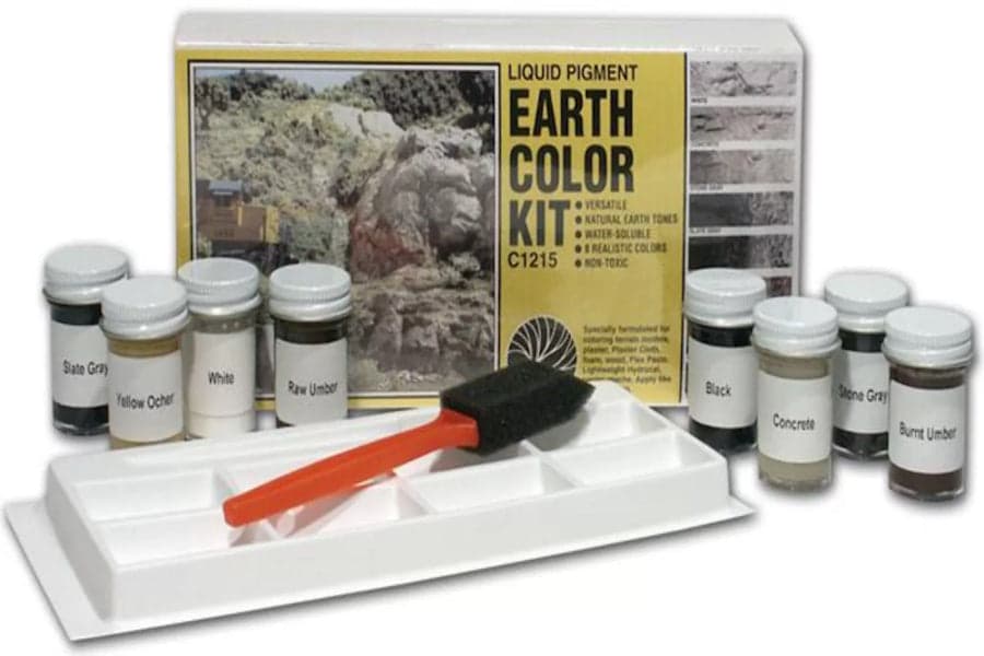 Woodland Scenics C1215 N/HO Earth Color Kit 8 Colors 1 oz Train Scenery for fpv drones