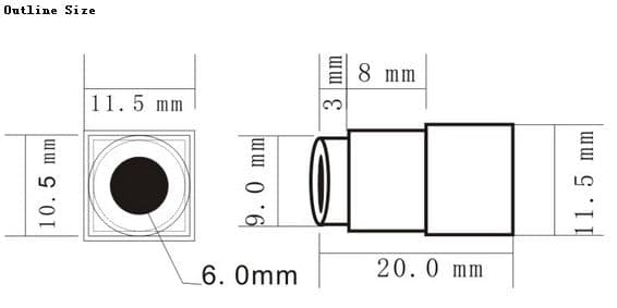 EMAX ★Ultra-light 5V 90 Degree FOV Micro FPV Camera Lens for fpv drones 1
