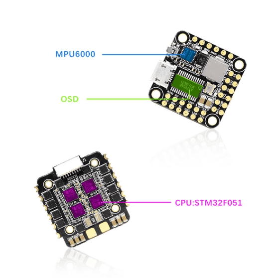 HGLRC FD435 VTX STACK 20X20mm 3-6s - SMA for fpv drones 4