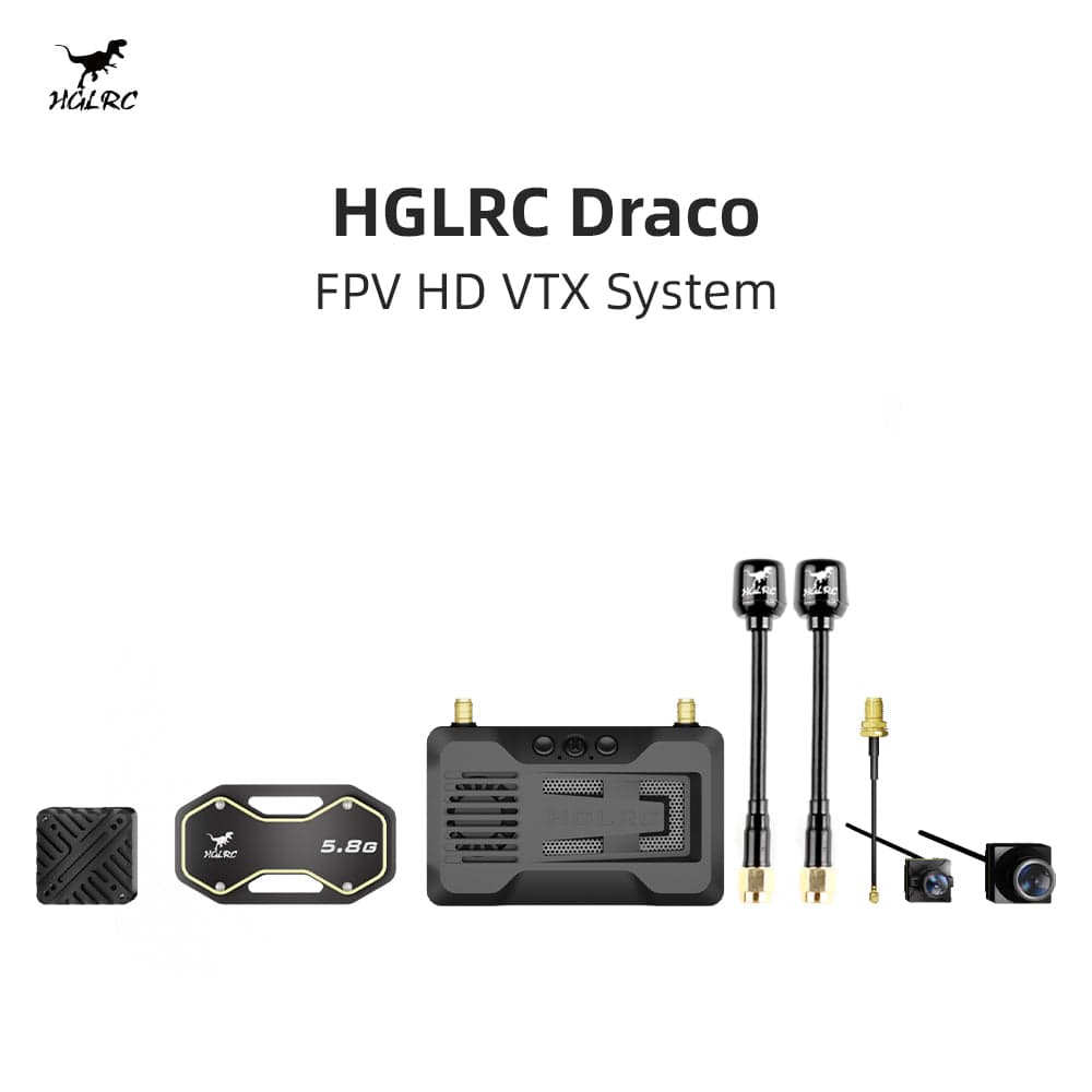 HGLRC Draco A1/A2 5.8Ghz HD VTX 1W FPV Air Unit