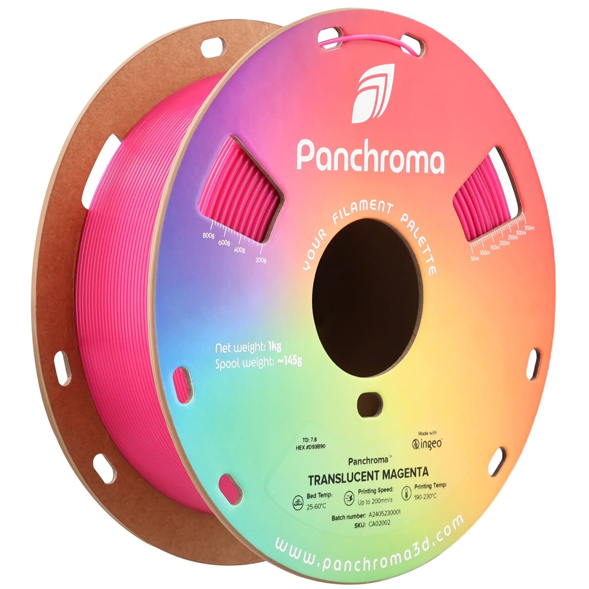 Polymaker Panchroma Translucent PLA CMYK 1.75mm Filament 1kg for fpv drones 1