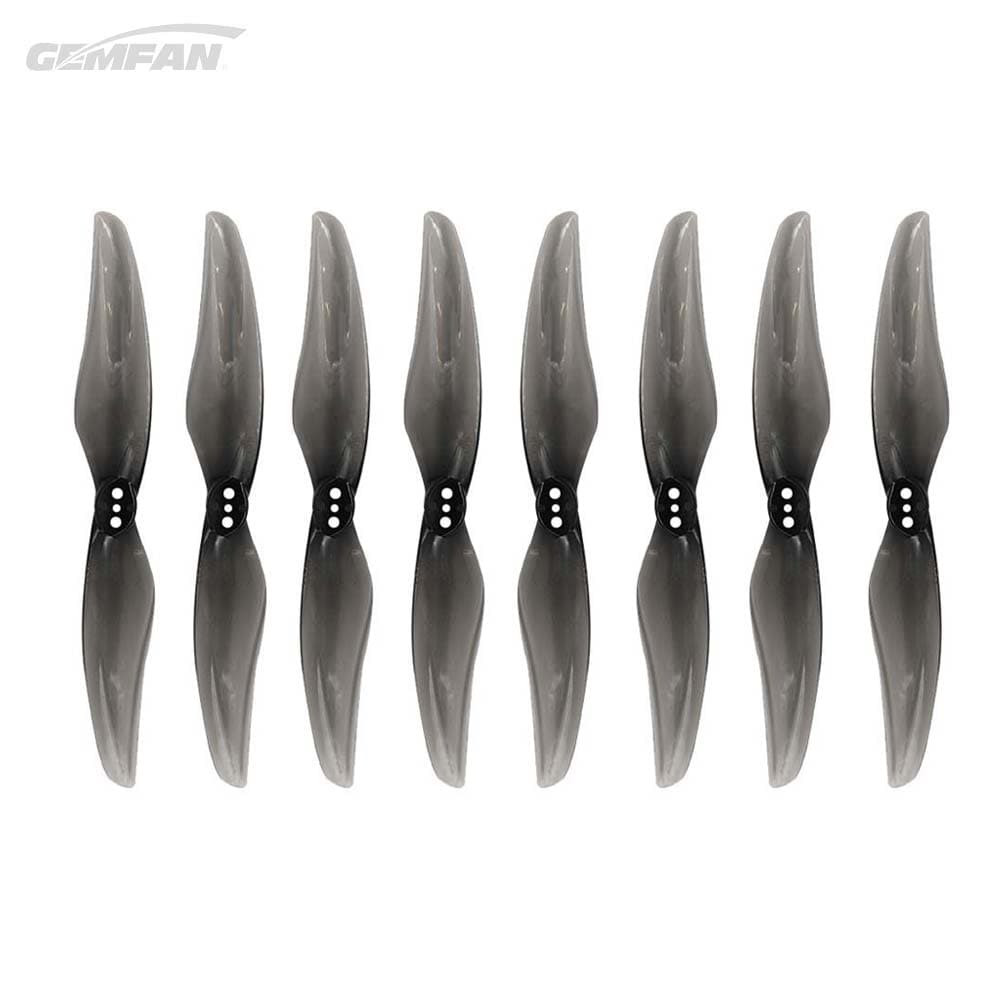 Gemfan LR 4024 2-Blade Propellers (8 stuks) - 1.5MM - CLEAR GRAY for fpv drones