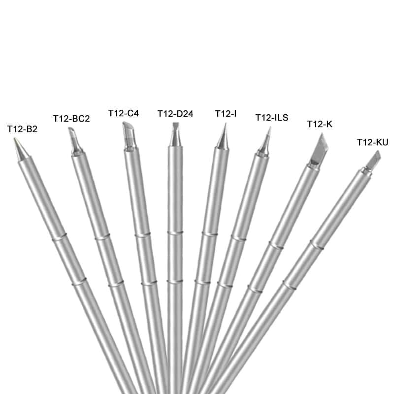 Sequre T12 Soldering Iron Tip T12-B2/T12-BC2/T12-C4/T12-D24/T12-I/T12-ILS/T12-K/T12-KU for fpv drones 1