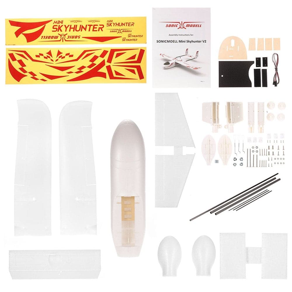 Sonicmodell Mini Skyhunter V2 1238mm Twin Boom Aircraft (Kit/PNP) for fpv drones 16