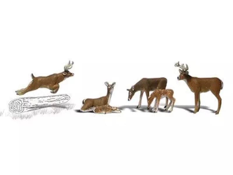 Woodland Scenics A2738 O Train Figures Deer for fpv drones