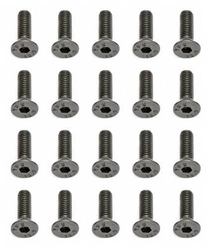 Associated 25202 M3 x 10mm Flat Head Hex Screw SC8 RC8B TC6 ProLite Rival MGT for fpv drones