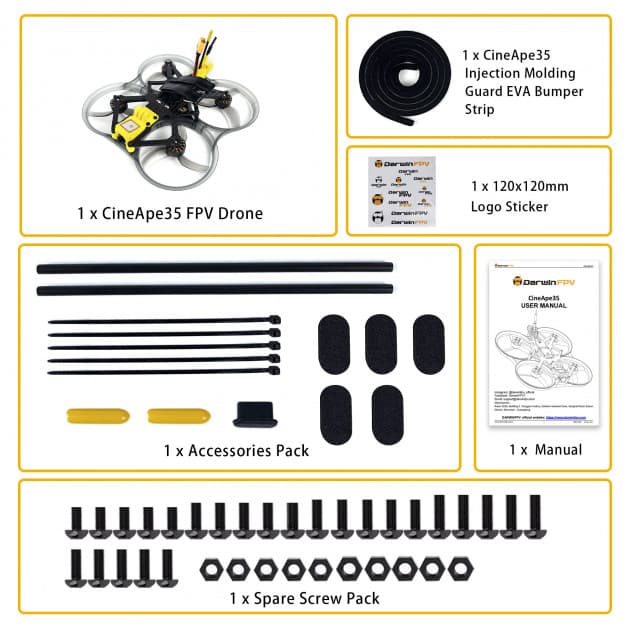 DarwinFPV CineApe35 - 6S ELRS for fpv drones 10