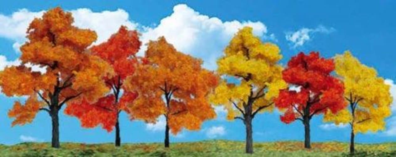 Woodland Scenics TR3541 N/HO Harvest Blaze Trees 3" - 5" Train Scenery for fpv drones