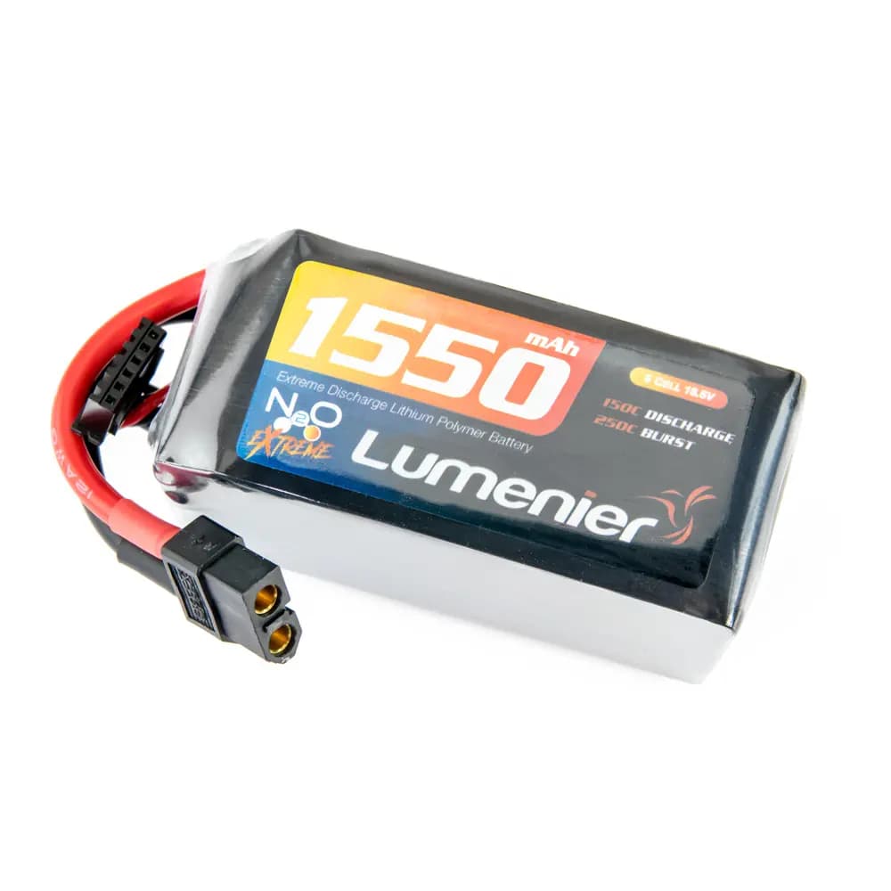 Lumenier N2O Extreme 1550mAh 5s 150c Lipo Battery - 18.5 Volt (5 Cell)