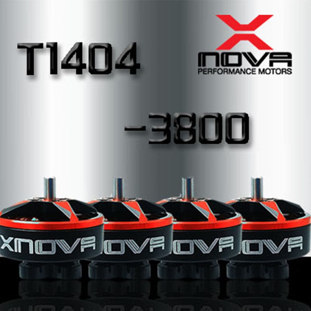 XNova T1404 FPV Racing Series Motor - 3800KV- 4PCS Combo for fpv drones