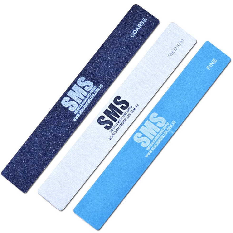SANDING STICKS 3pc (MIXED GRITS) for fpv drones