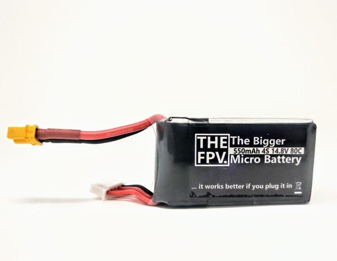 TheFPV 550mAh 4S 80C 14.8V Micro Battery XT30 for fpv drones 3