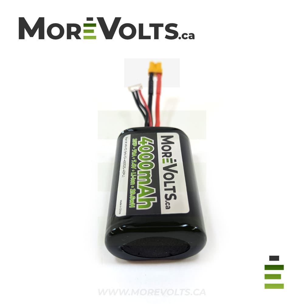 More Volts 2S1P 4000mAh 70A Li-Ion Battery for fpv drones 5