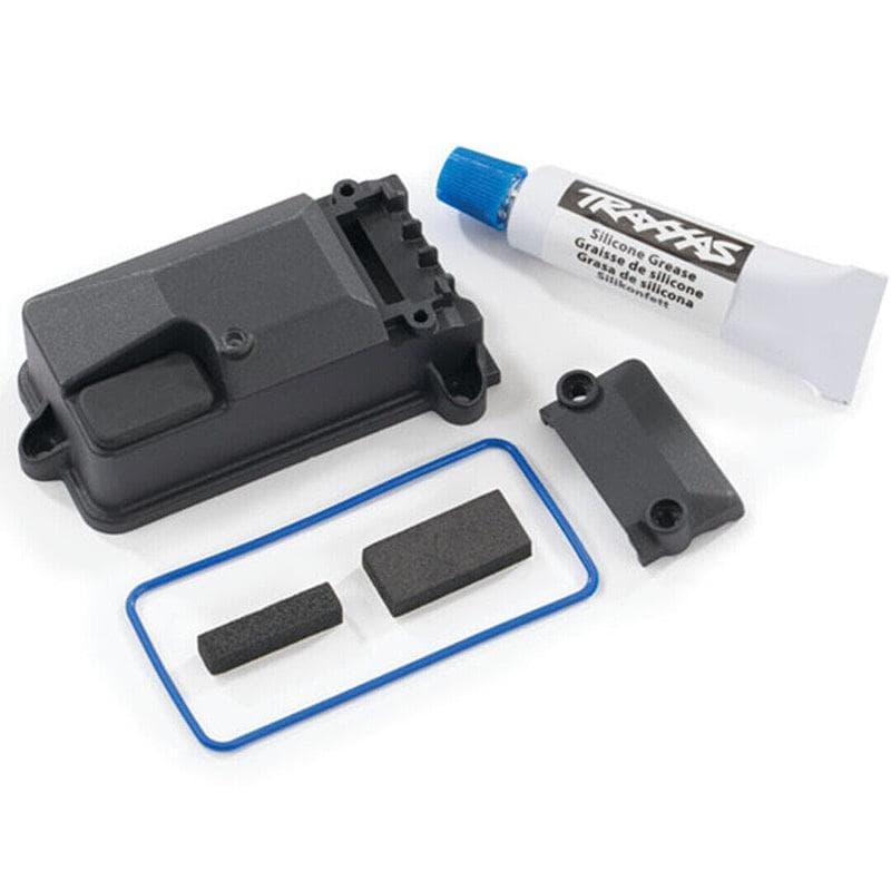 Traxxas Receiver Box Cover (For #2260 Bec) /Foam Pads/ Seals/ Silicone Grease 8224X for fpv drones