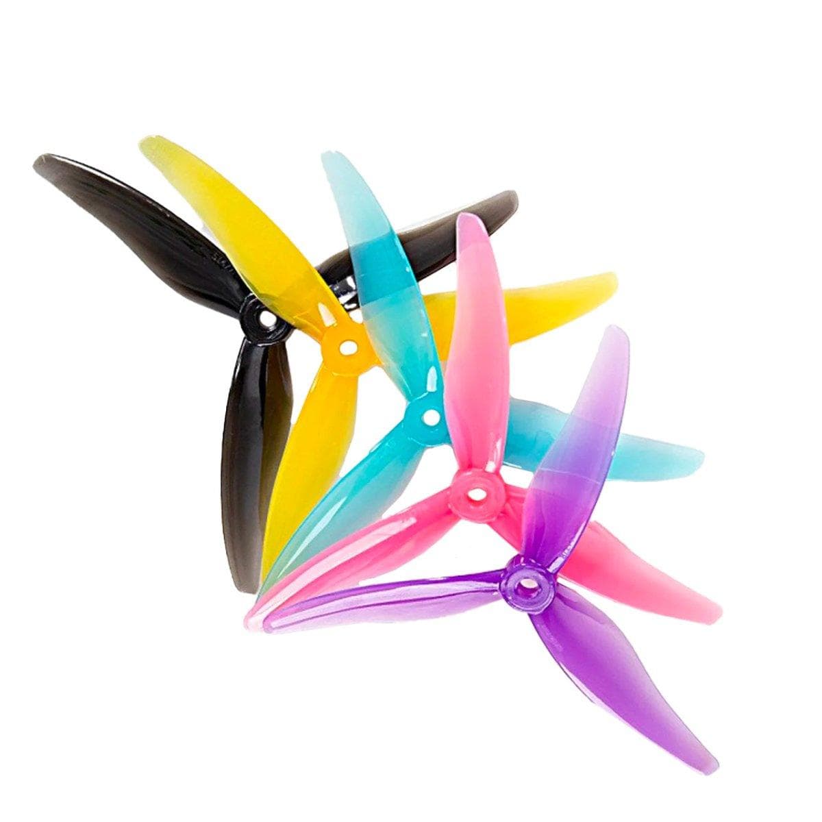 Gemfan Hurricane 51477 Multi-Pack 5137-3 / 5.1" Tri-Blade FPV Drone Props (5 Sets) for fpv drones 1