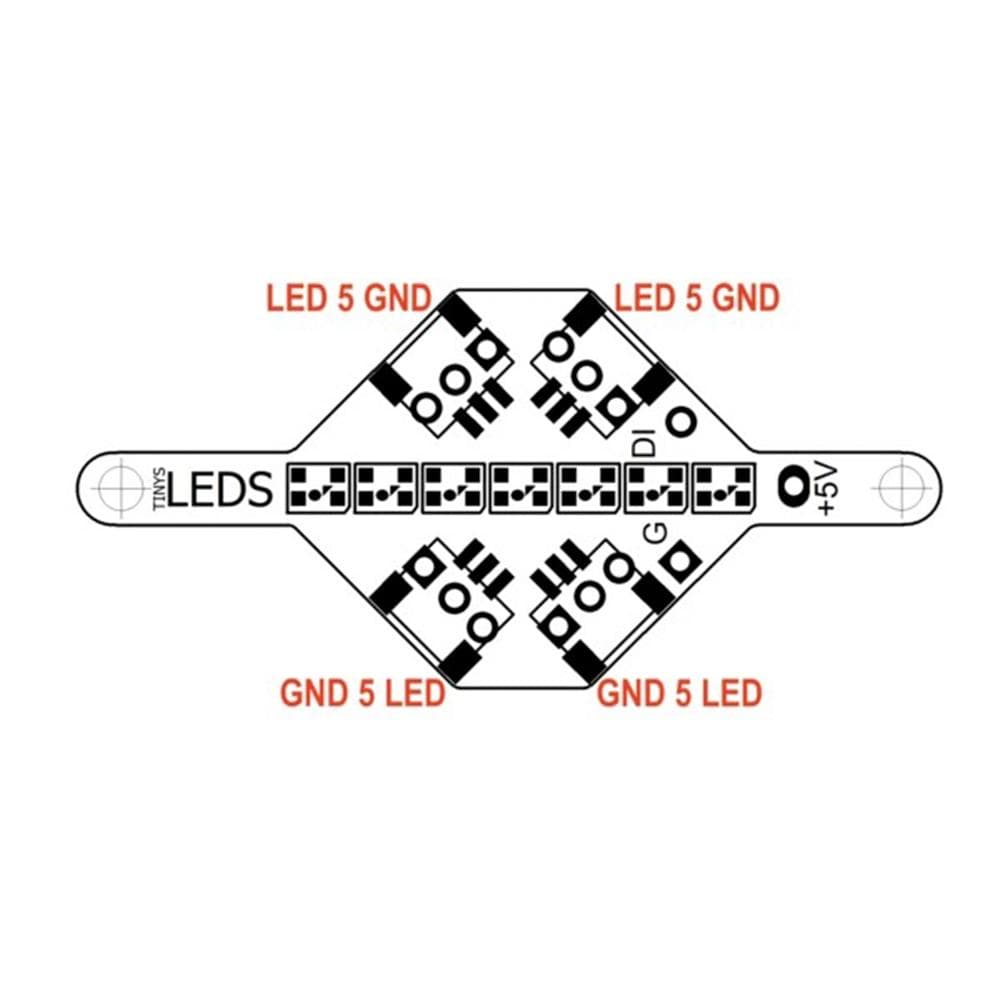 TinysLEDs Tiny Trainer LED Kit - Standard for fpv drones 2