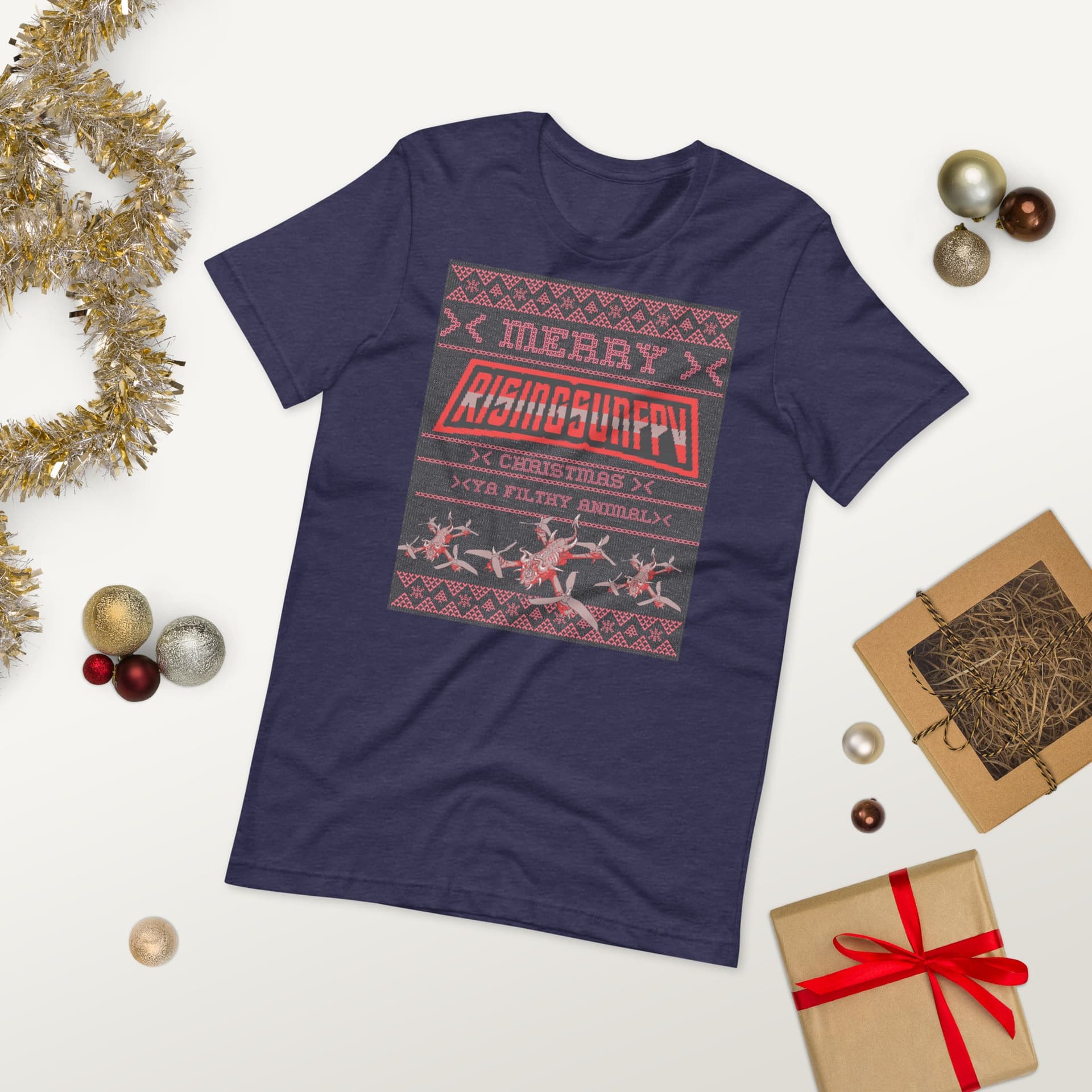 YA FILTHY ANIMAL XMAS T-SHIRT for fpv drones 9