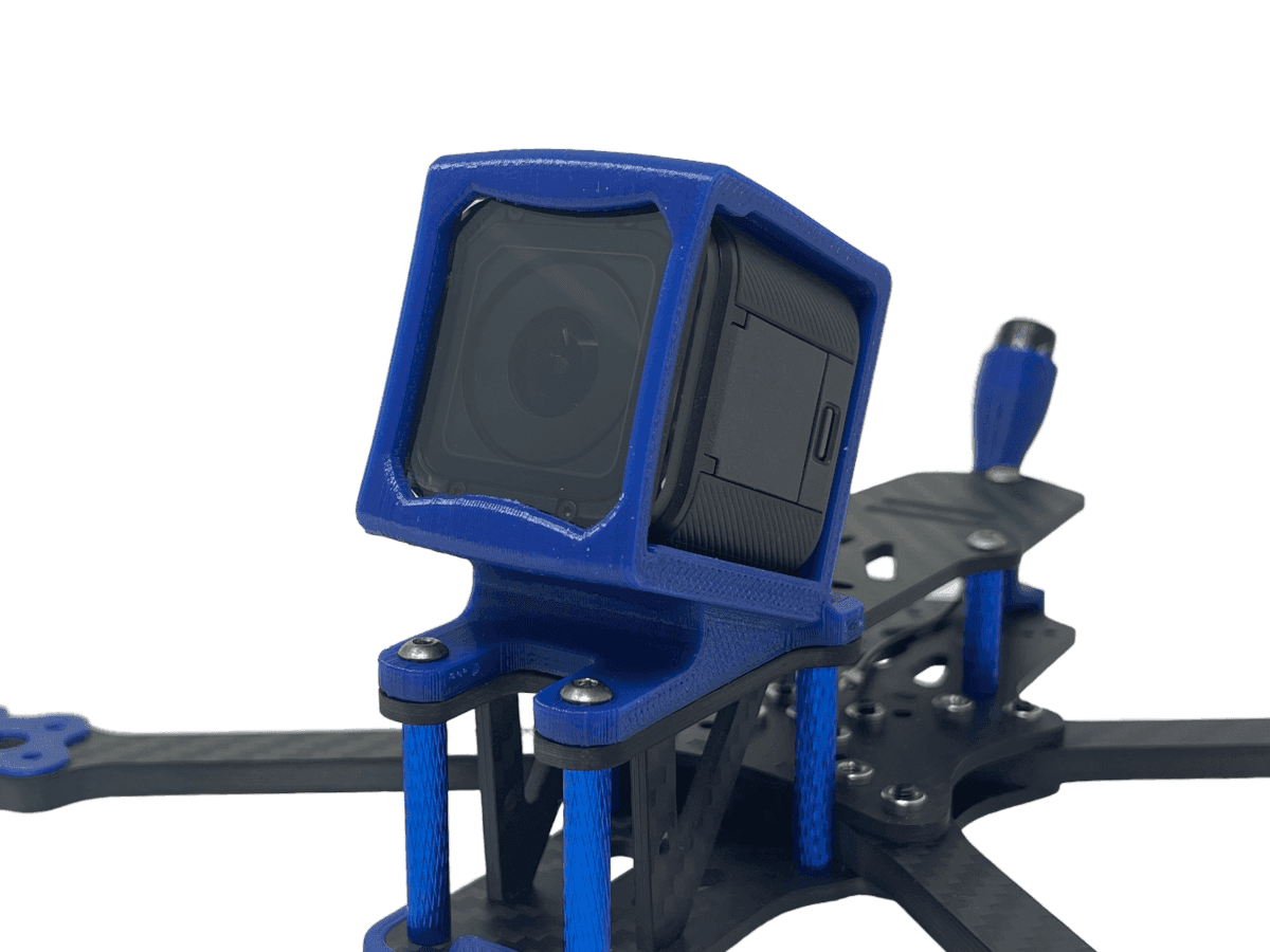 Brain3D GoPro Session Mount for OG Vannystyle Frame w/DJI O3 Upgrade - Choose Color / Angle for fpv drones