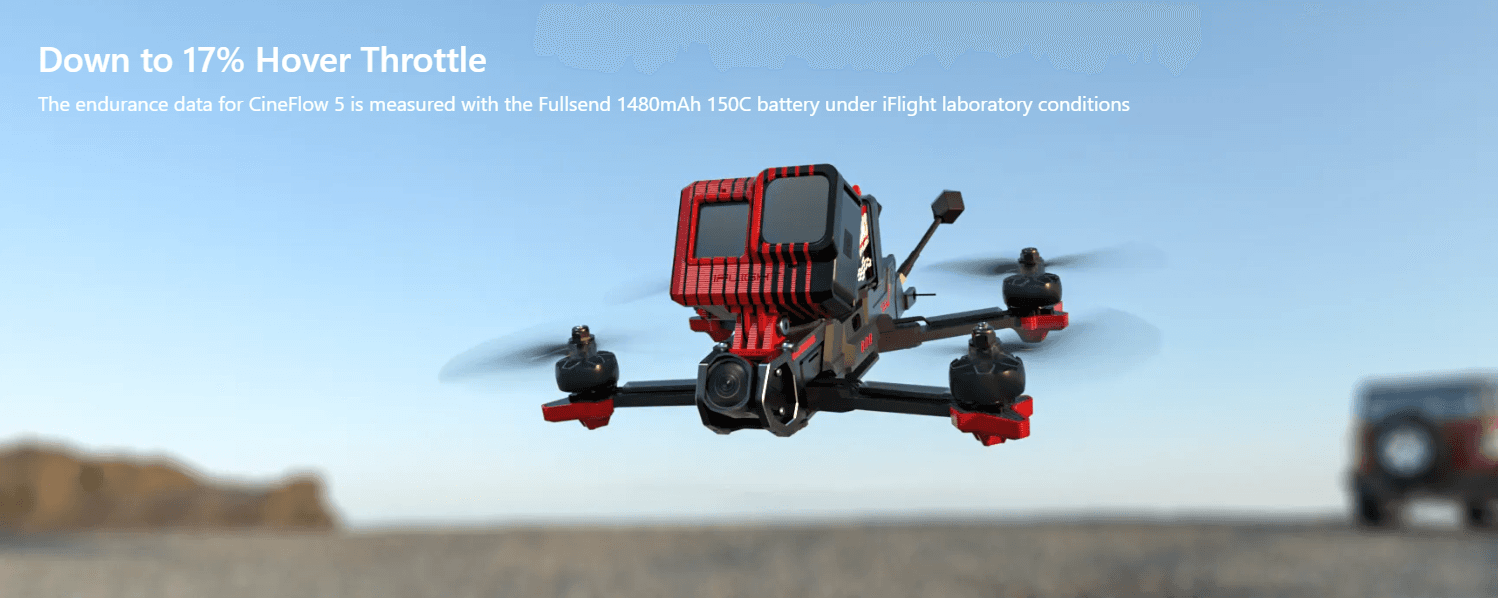 iFlight CineFlow 5 HD530 BNF DJI O4 Pro + GPS (ELRS 2.4Ghz) for fpv drones 7