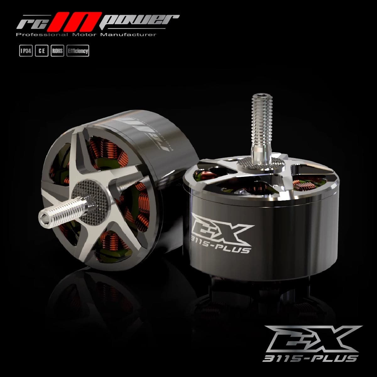 Rcinpower EX3115 PLUS 450KV 10-12S 900KV Brushless Motor for fpv drones 2