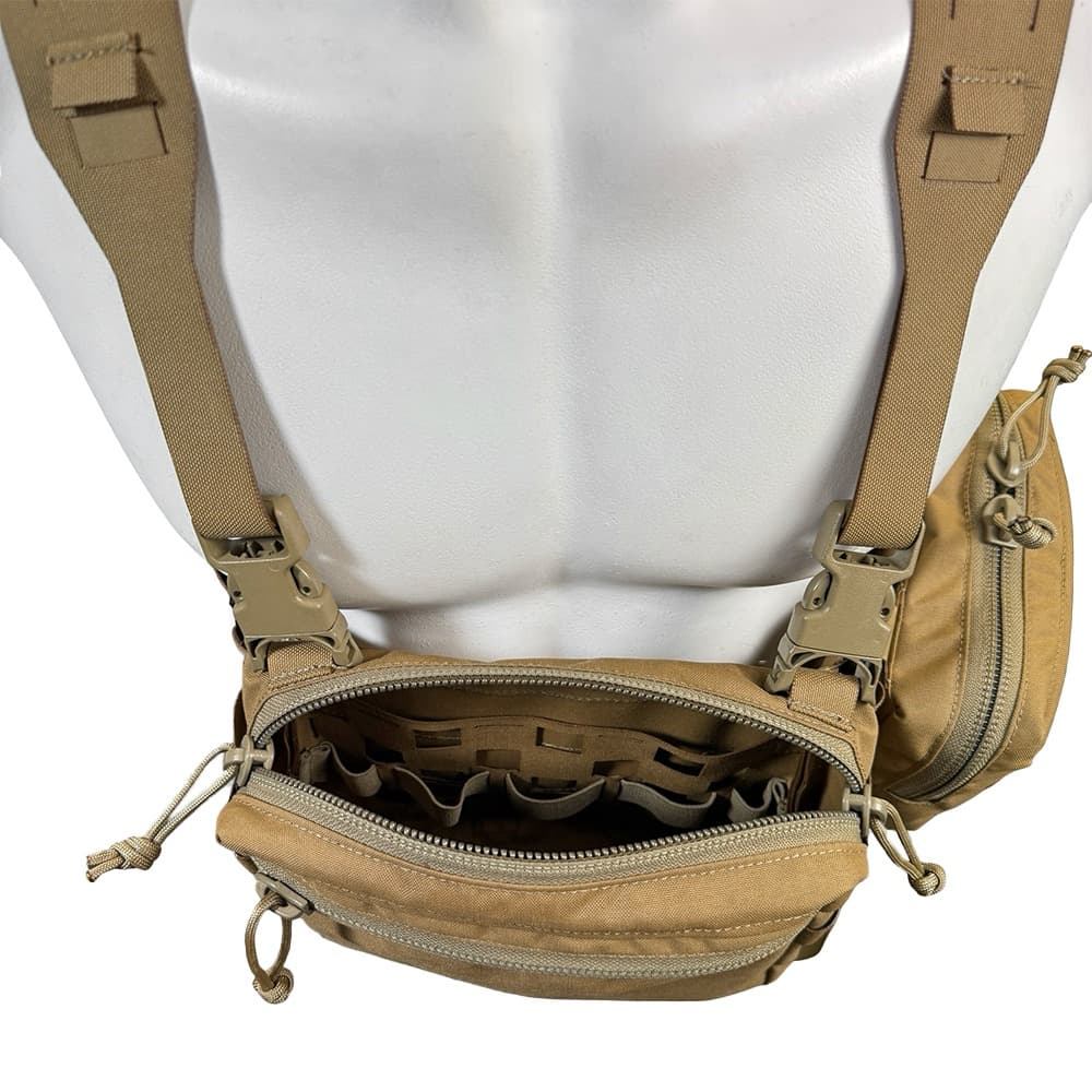 Lumenier Tactical Chest Rig - Full Kit - 11 - Coyote Brown