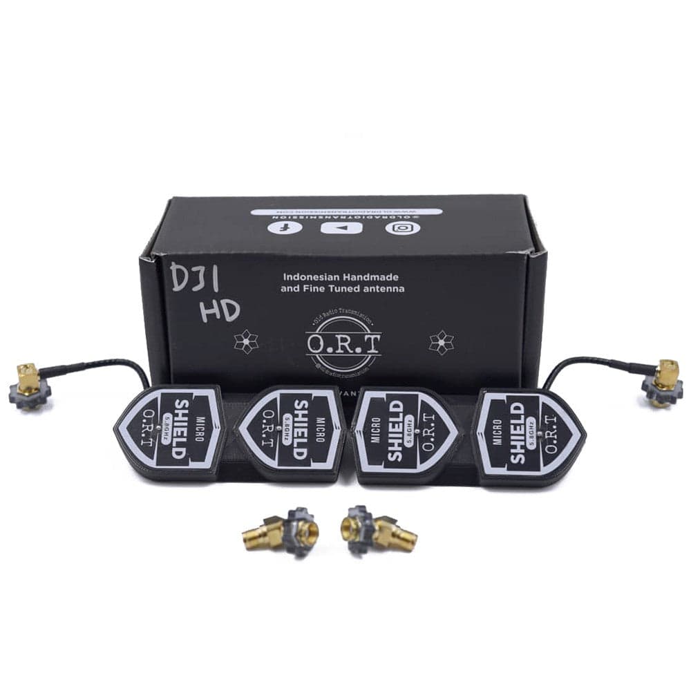 ORT Quad Shield PRO 5.8GHz Quad Patch Receiver Antenna Set for DJI Goggles - LHCP for fpv drones 6