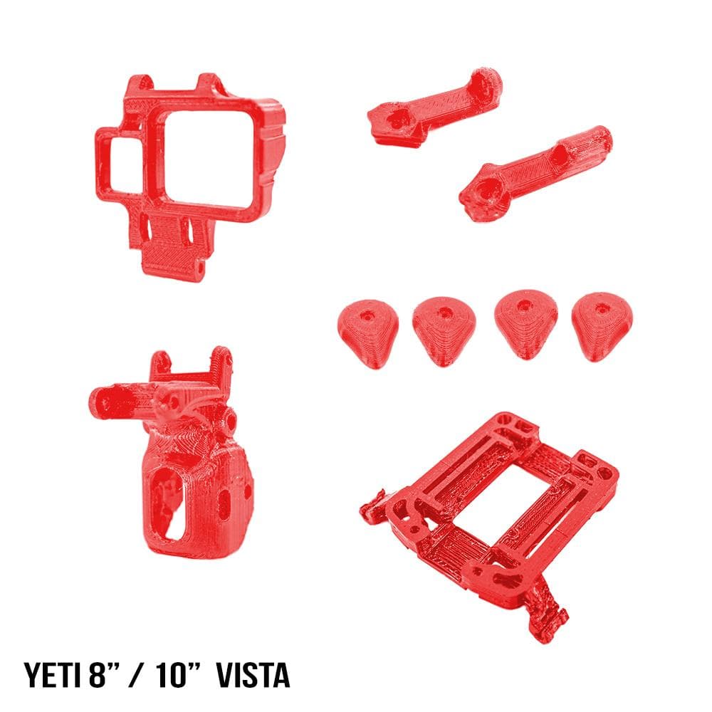 Rebel Yeti HD DJI Digital 8" / 10" TPU 3D Prints Kit [Part 2 of 2] for fpv drones 1