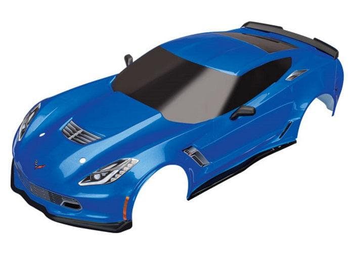 Traxxas Body Chevrolet Corvette Z06 Blue (Painted Decal Applied) 4-Tec Ford GT for fpv drones