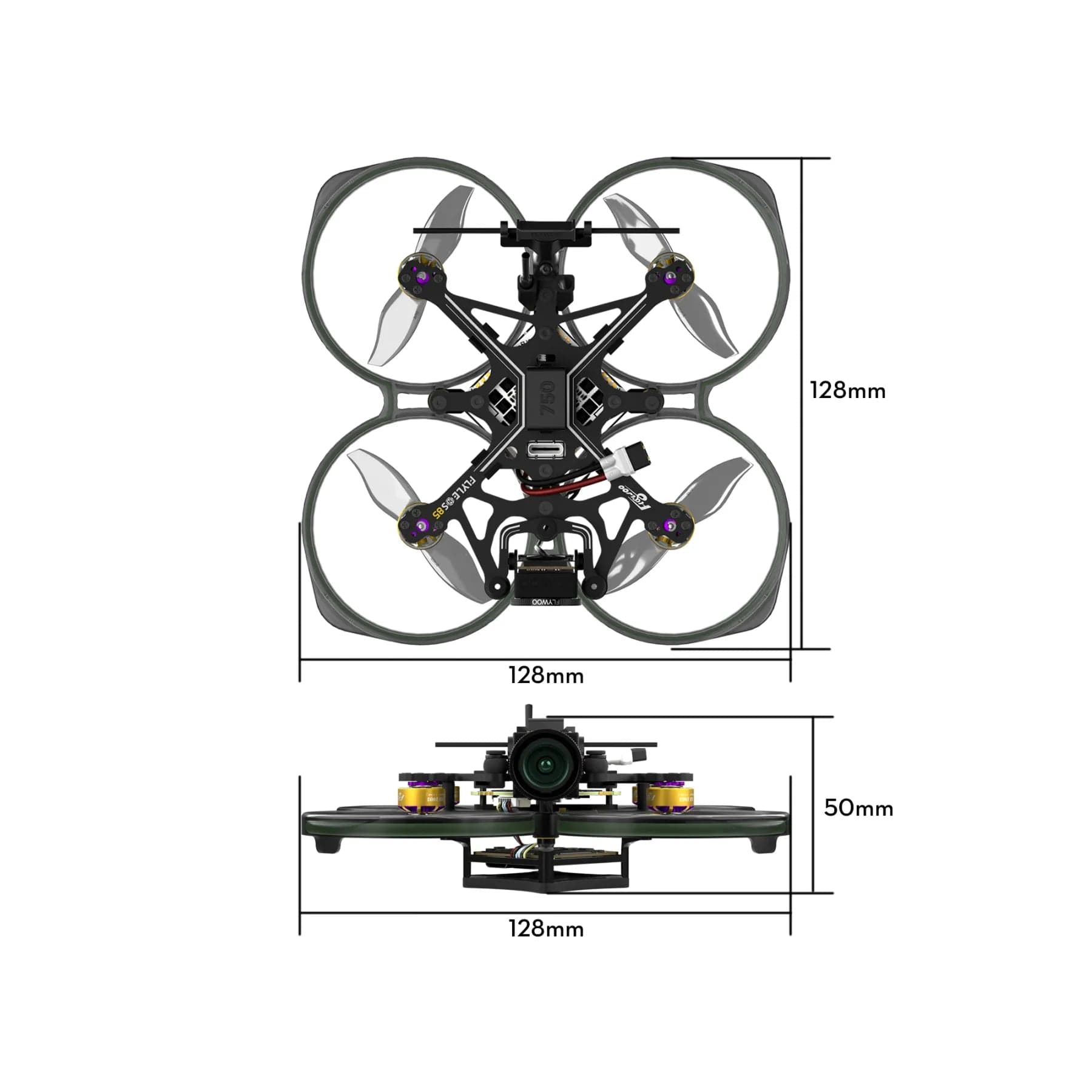 Flywoo Flylens 85 HD O4 2S Whoop FPV Drone for fpv drones 4