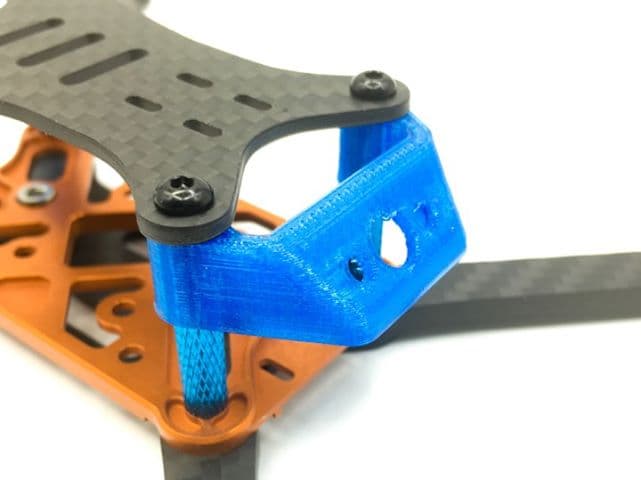 TPU SMA Antenna mount for 31mm spaced frames Without RX antenna tube holes for fpv drones 2