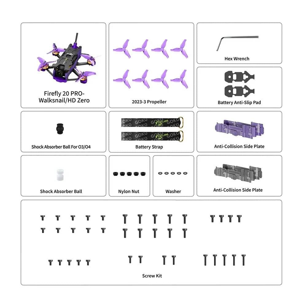 (PRE-ORDER) Flywoo Firefly 20 Pro BNF Drone w/ HDZero for fpv drones 3