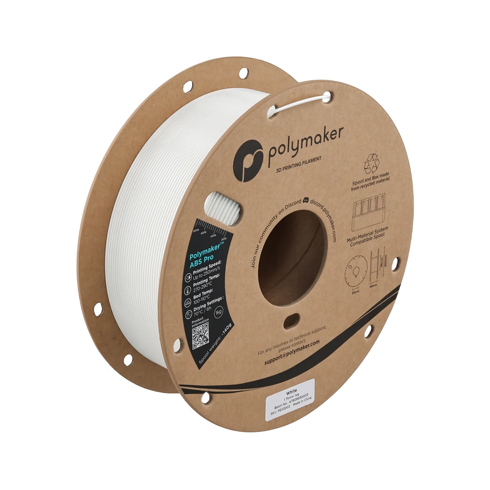 Polymaker ABS Pro 1.75mm Filament 1kg for fpv drones 3