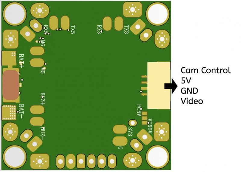 VivaFPV F4 FC with OSD PDB for fpv drones 5