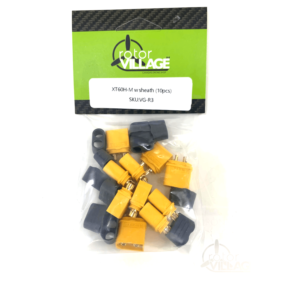 Amass XT60H-M w Sheath (10pcs)