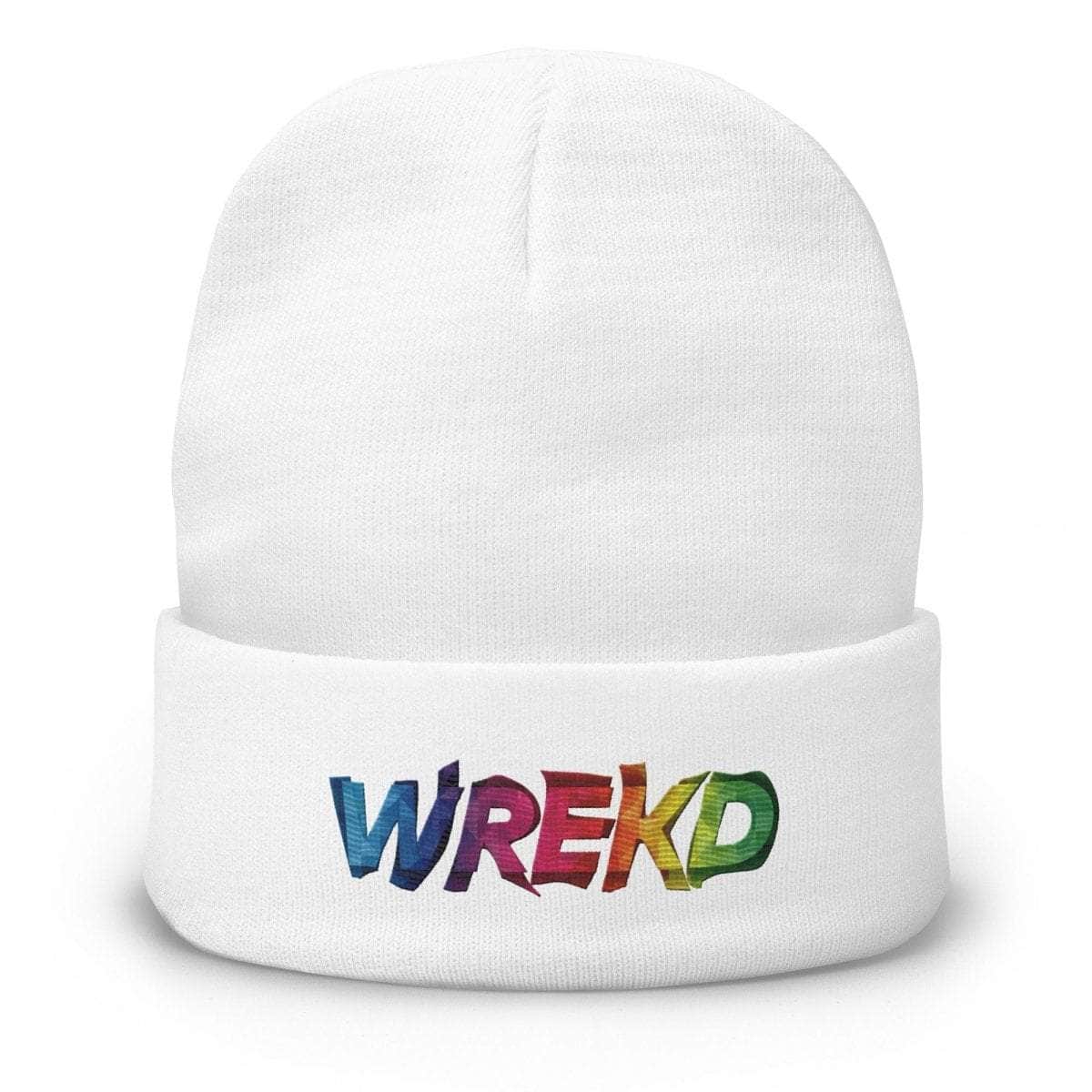 WREKD Colorful Embroidered Beanie for fpv drones 7