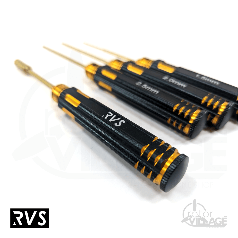 RVS Titanium Plated Driver Tool Kit (with case) for fpv drones 2