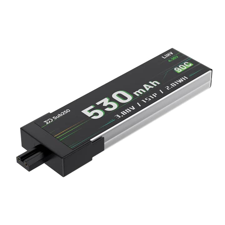 Sub250 GNB 1S 530mAh 90C Battery for fpv drones 1