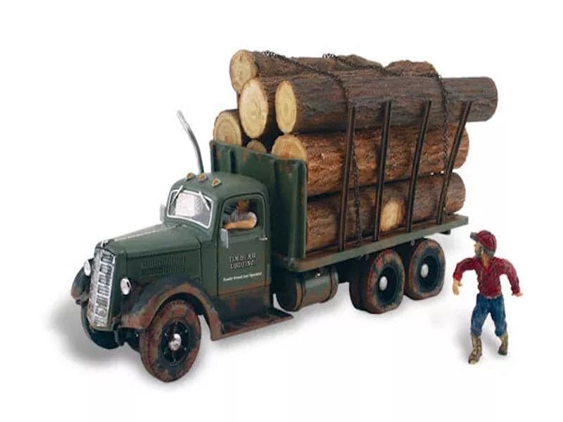 Woodland Scenics AS5553 HO Tim Burr Logging Vehicle Figure Built & Ready for fpv drones