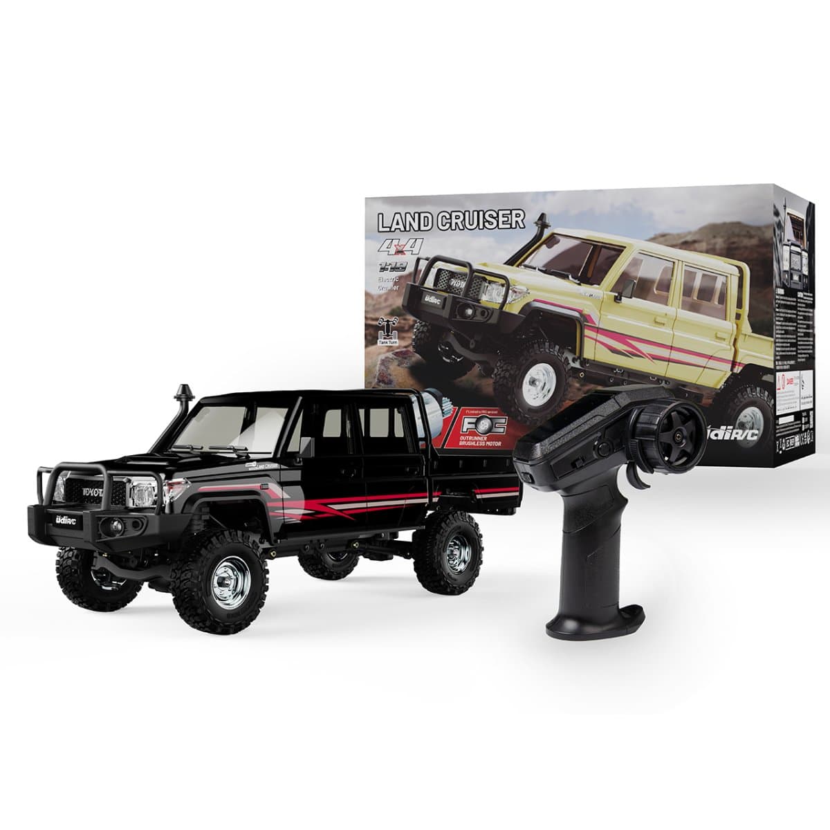 UDI RC Toyota Off-Road Crawler UCX1801 1/18 for fpv drones 6