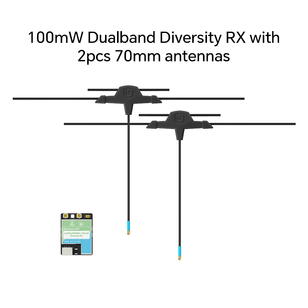 iFlight ExpressLRS ELRS Dual Band Receiver 100mW 500mW for fpv drones 4