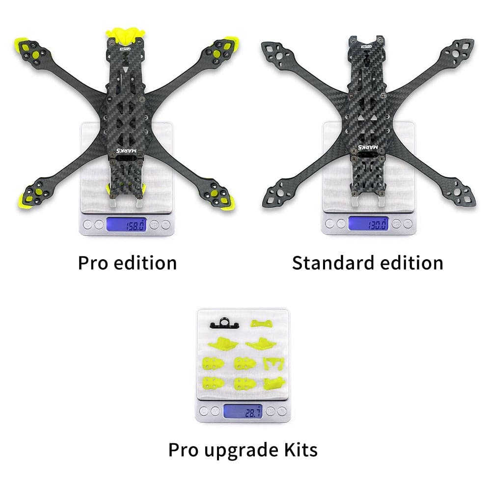 GEPRC GEP-MK5 Pro 5" FPV Drone Frame - Black TPU for fpv drones 5