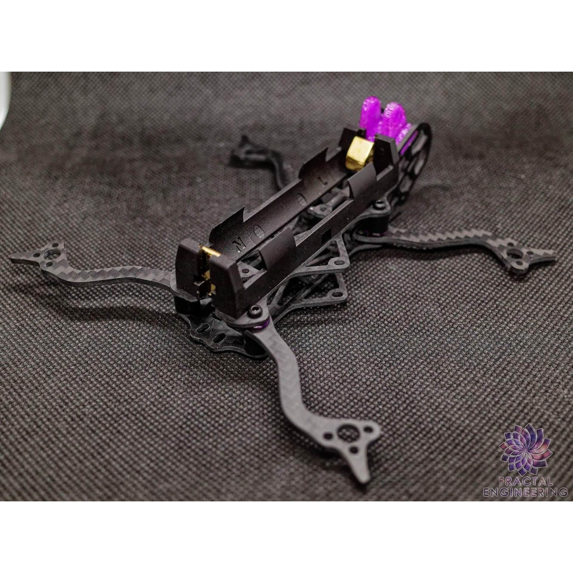 Fractal Engineering Fractal Wingman 1S 18650 Foldable 3" Micro Frame Kit for fpv drones 5
