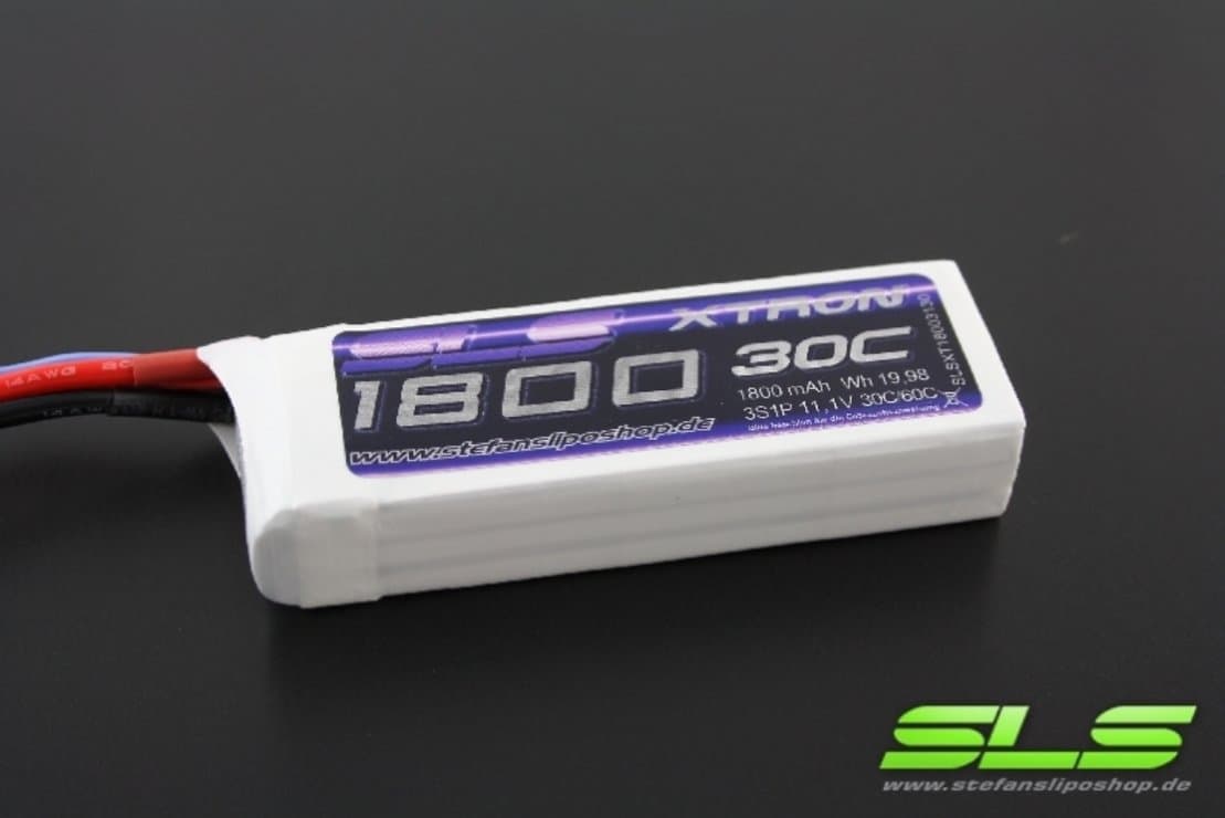 SLS Battery LiPo Battery XTRON 1800mAh 3S1P 11.1V 30C/60C for fpv drones 1