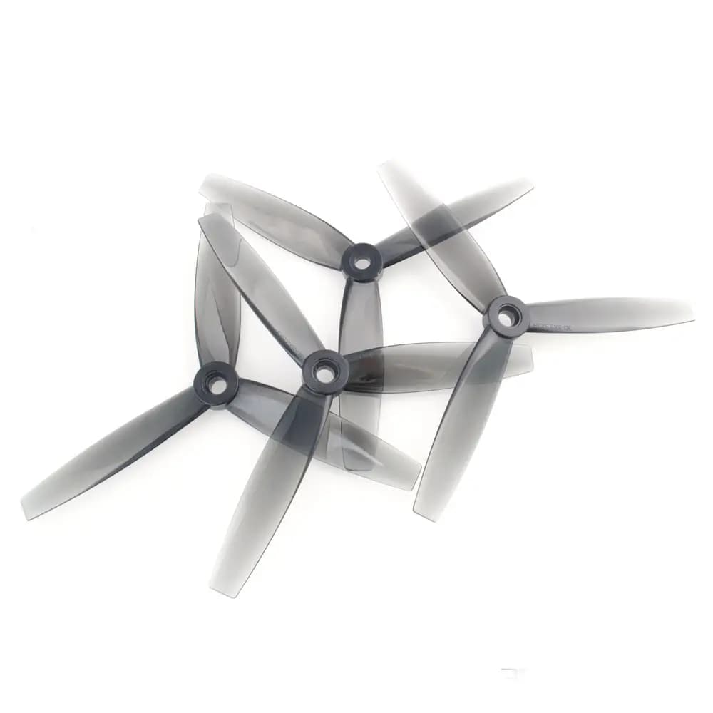 HQProp 3D 5X3.5X3 3-Blade Propeller (Set of 4) - 6.7 - Gray