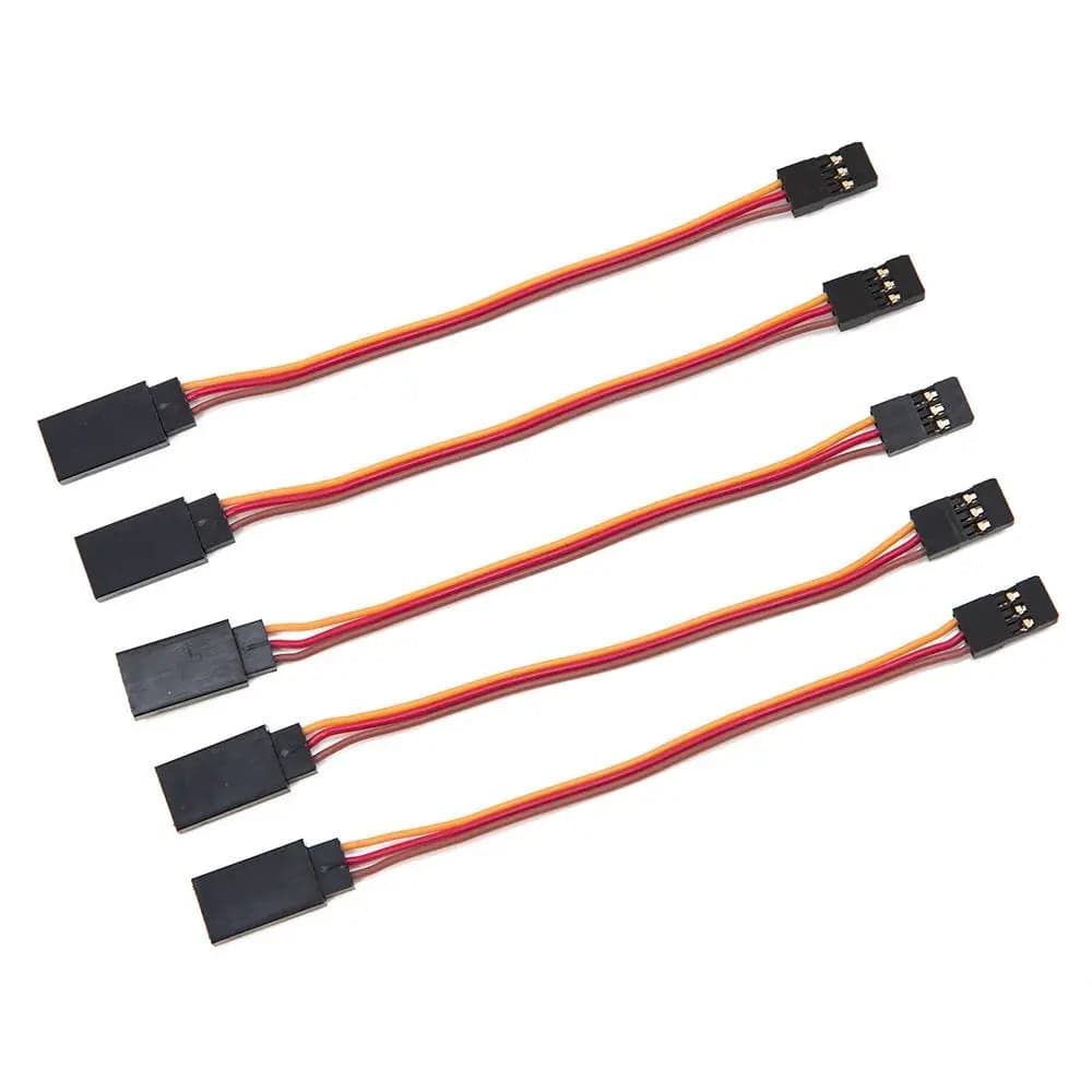 Male to Female Servo Extension Cable 26AWG - JR Style (5 pcs) - Choose Length for fpv drones