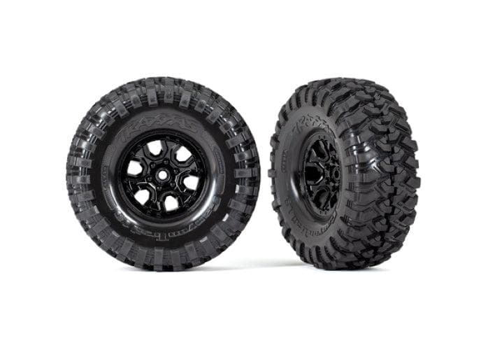 Traxxas 9272 Tires & Wheels Assembled Glued TRX-4 for fpv drones