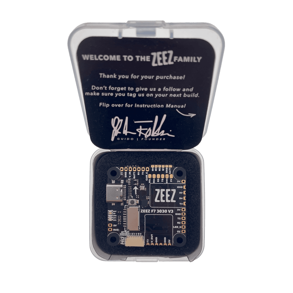 Zeez Design - Zeez F7 Betaflight 30x30 ICM42688-P FC V3 2022 for fpv drones