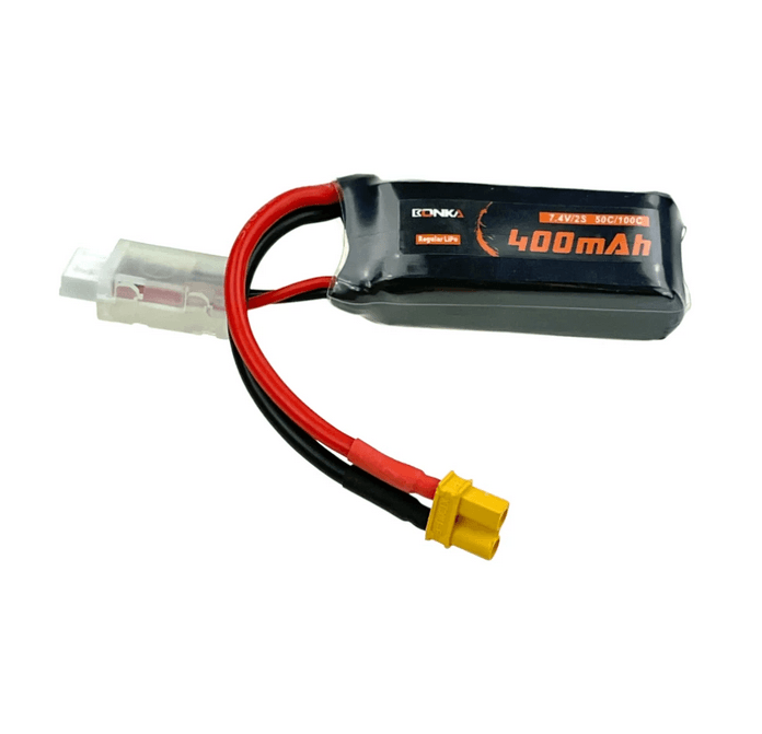 Bonka Lipo Akku 400mAh 7,4V 2S 50C XT30 for fpv drones