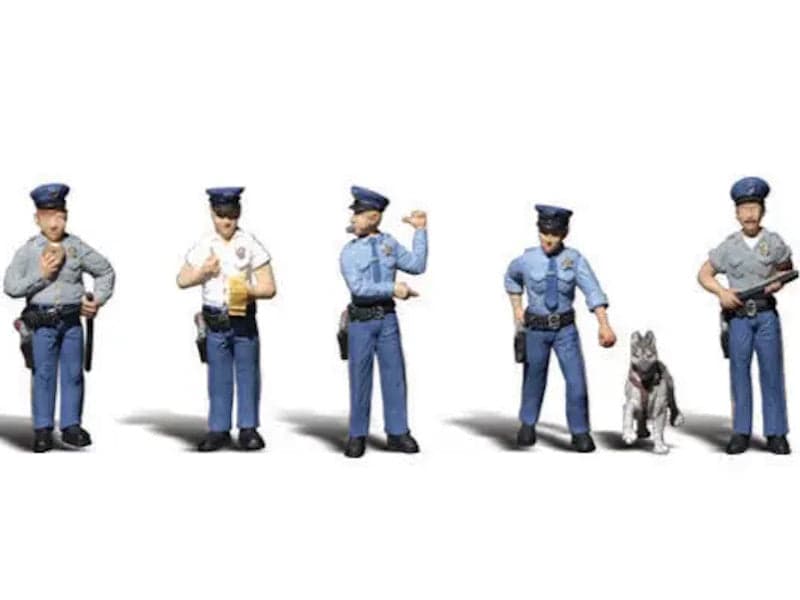 Woodland Scenics A2122 N Train Figures Policemen for fpv drones