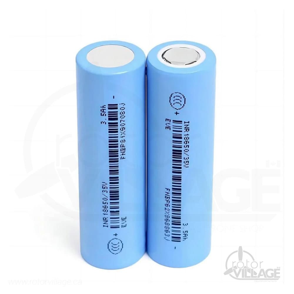EVE 35V 18650 3500mah 10A Li-ion (2pc) for fpv drones